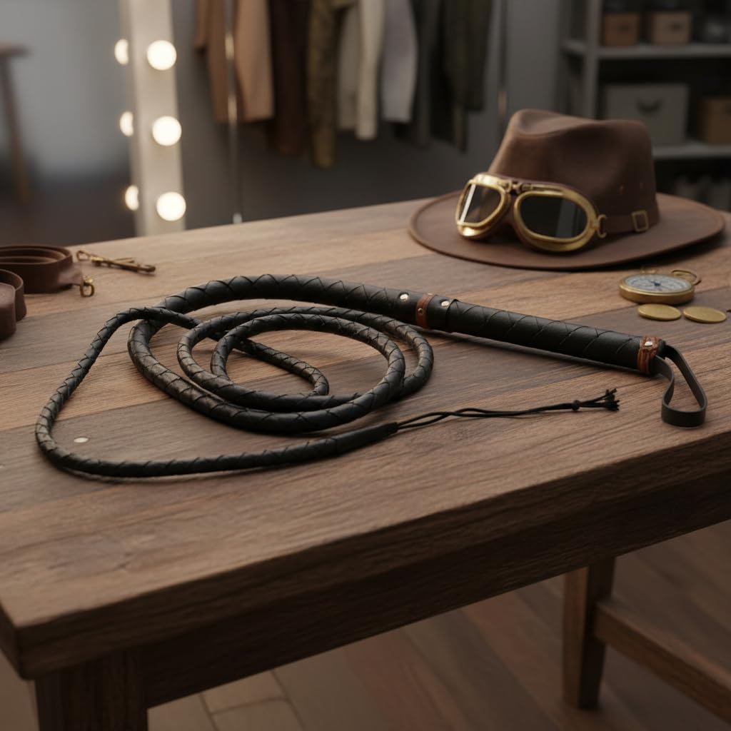 Amazon.co.jp: SZCO Supplies Hand Made Leather Bull Whip, 2.7m