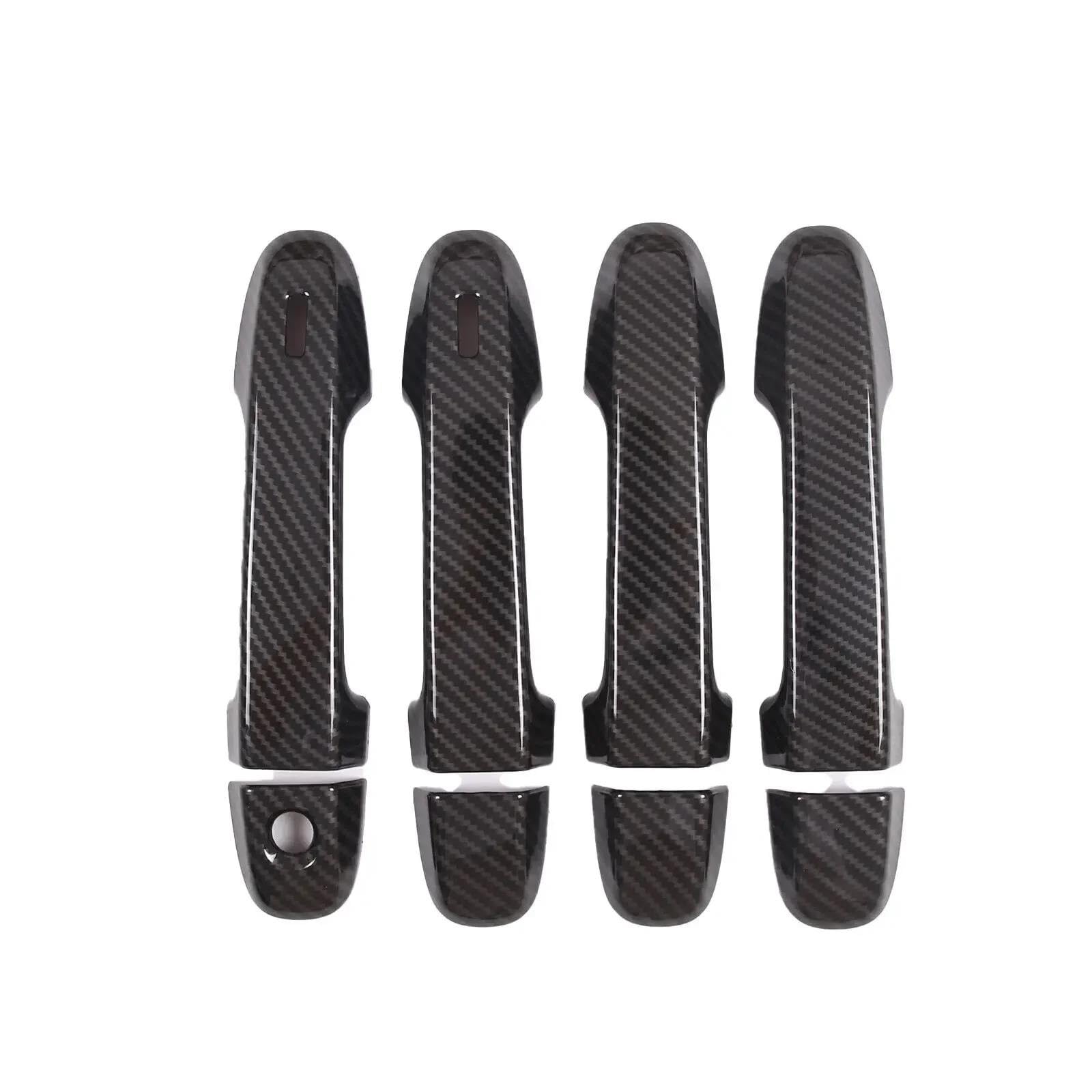 NOHEEU Car Accessories Exterior Door Handle Cover Replacement Parts for Subaru WRX 2022-2023(Black)