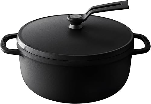 Vermicular Oven Pot 2.0  Olla ligera de hierro fundido esmaltado  7.1 in (2 cuartos de galón)  No tóxico  Compatible con inducción  Horno holandés