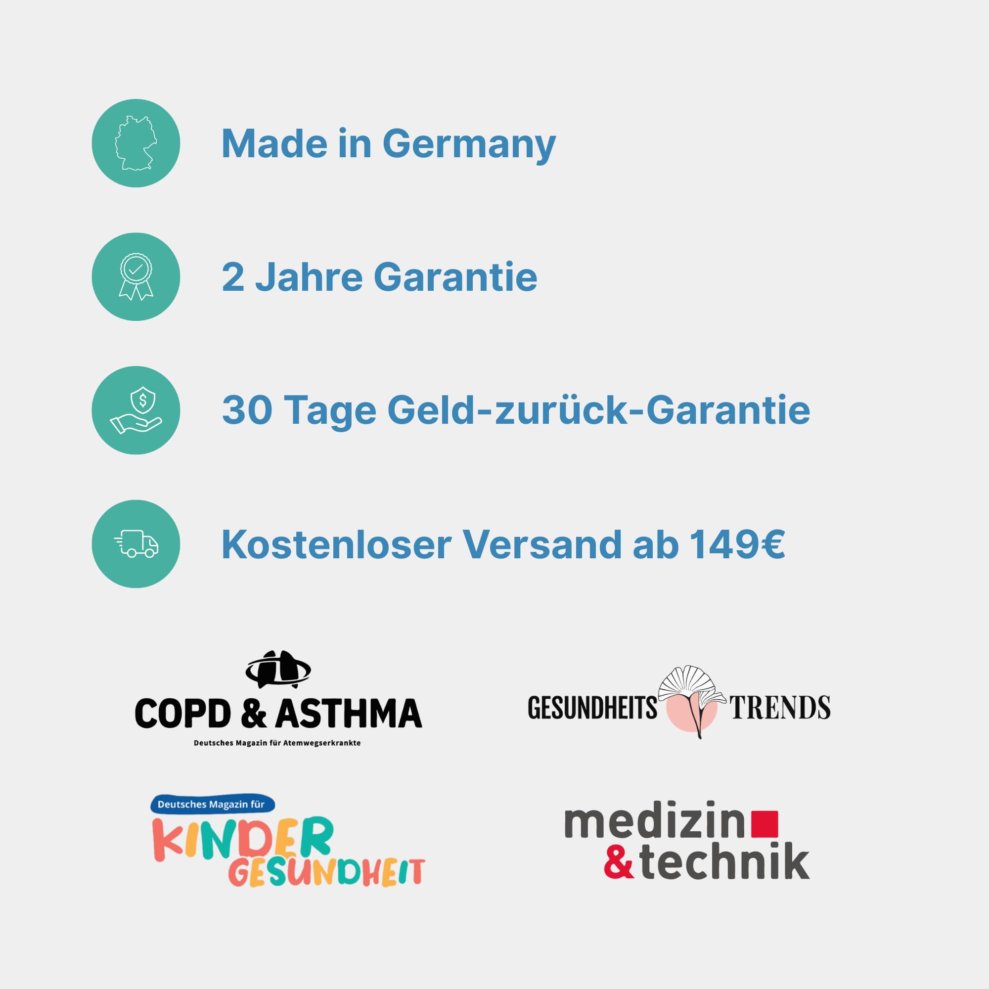Mini-Saline Vita – Stylischer Salzluft-Befeuchter für Zuhause, gesundes Raumklima, natürliche Meeresbrise, leise & energiesparend (Kreide) - Made in Germany