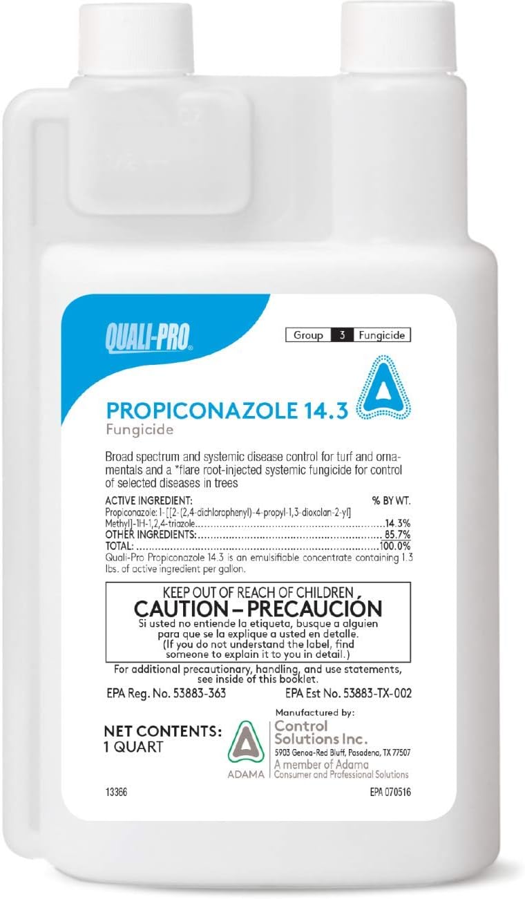 Quali-Pro 83013366 Propiconazole 14.4 Fungicide, 32oz, White