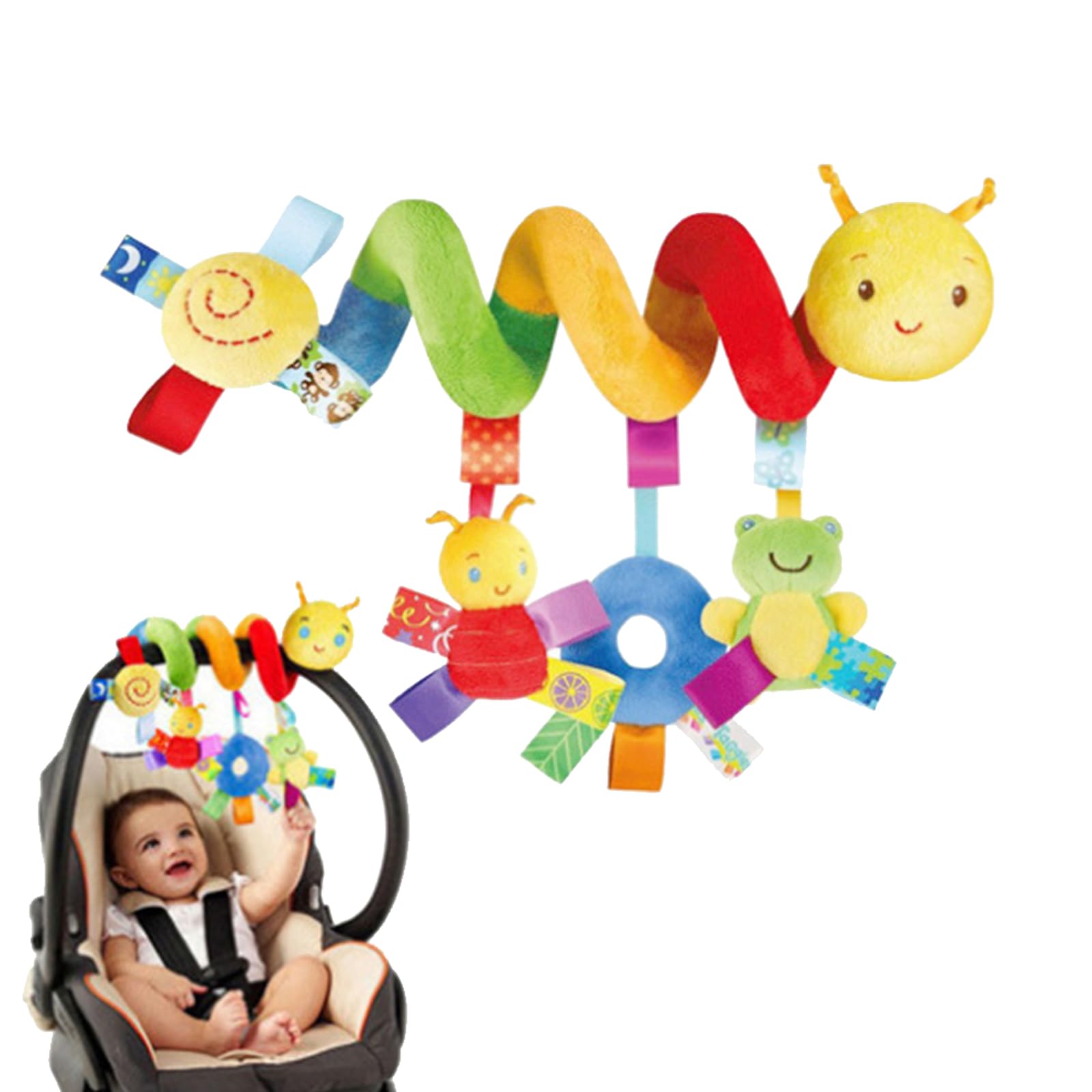 Jouets en peluche en spirale pour bébé, jouets d'activité pour siège de voiture, jouets à suspendre pour berceau, bar, berceau, poussette, meilleur