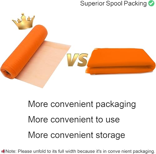 Miniatura 145 de Rollos de tela de tul azul de 54 pulgadas por 20 yardas, perno de carrete de tutú para decoración de bodas, falda tutú de baby shower, envoltura