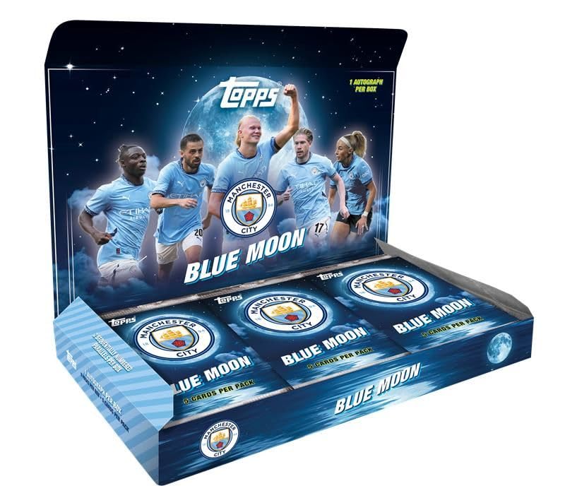 マンチェスターシティ ブレスレット　箱付き Amazon | Blue Moon Manchester City 2024-25 Hobby Box ブルームーン