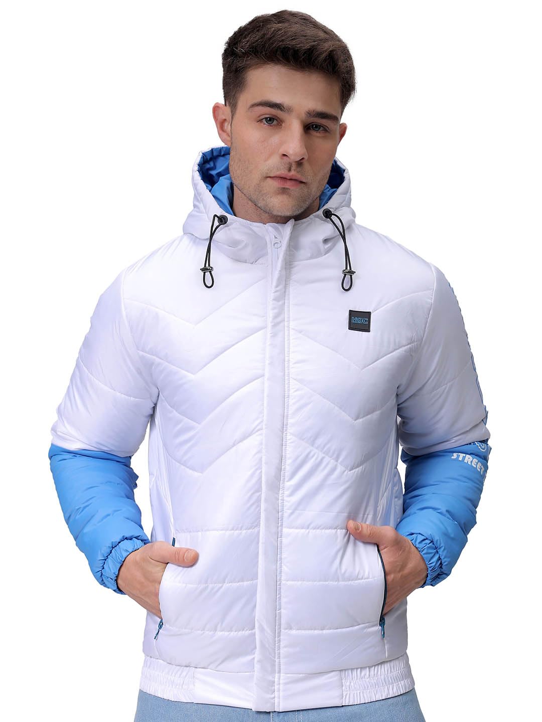 Men's Polyester Standard Puffer Jacket-image-23