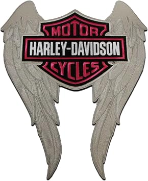 Harley-Davidson 9 in. Embroidered Winged Bar & Shield Logo Emblem Sew-On Patch