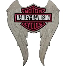 Harley-Davidson 9 in. Embroidered Winged Bar & Shield Logo Emblem Sew-On Patch