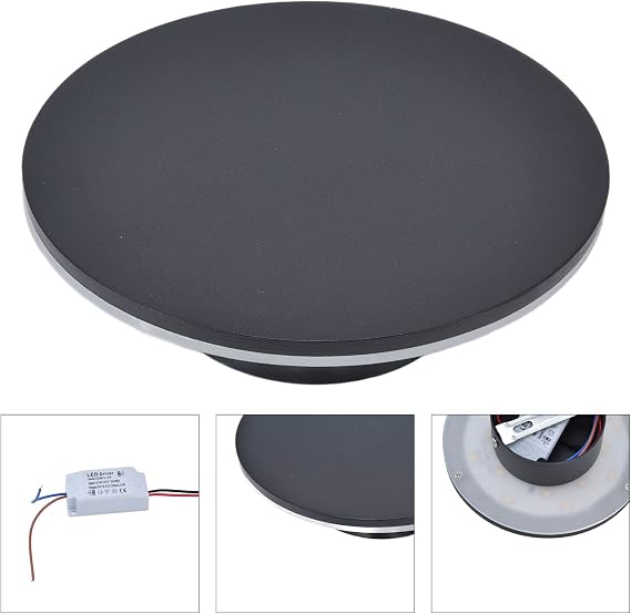 12W LED Flush Wall Ceiling Mounted,Round Circular Bulkhead Light Fitting Indoor LED Wall Lamp Modern Wall Lamp,Outside use for Garden Corridor Hallway Wall