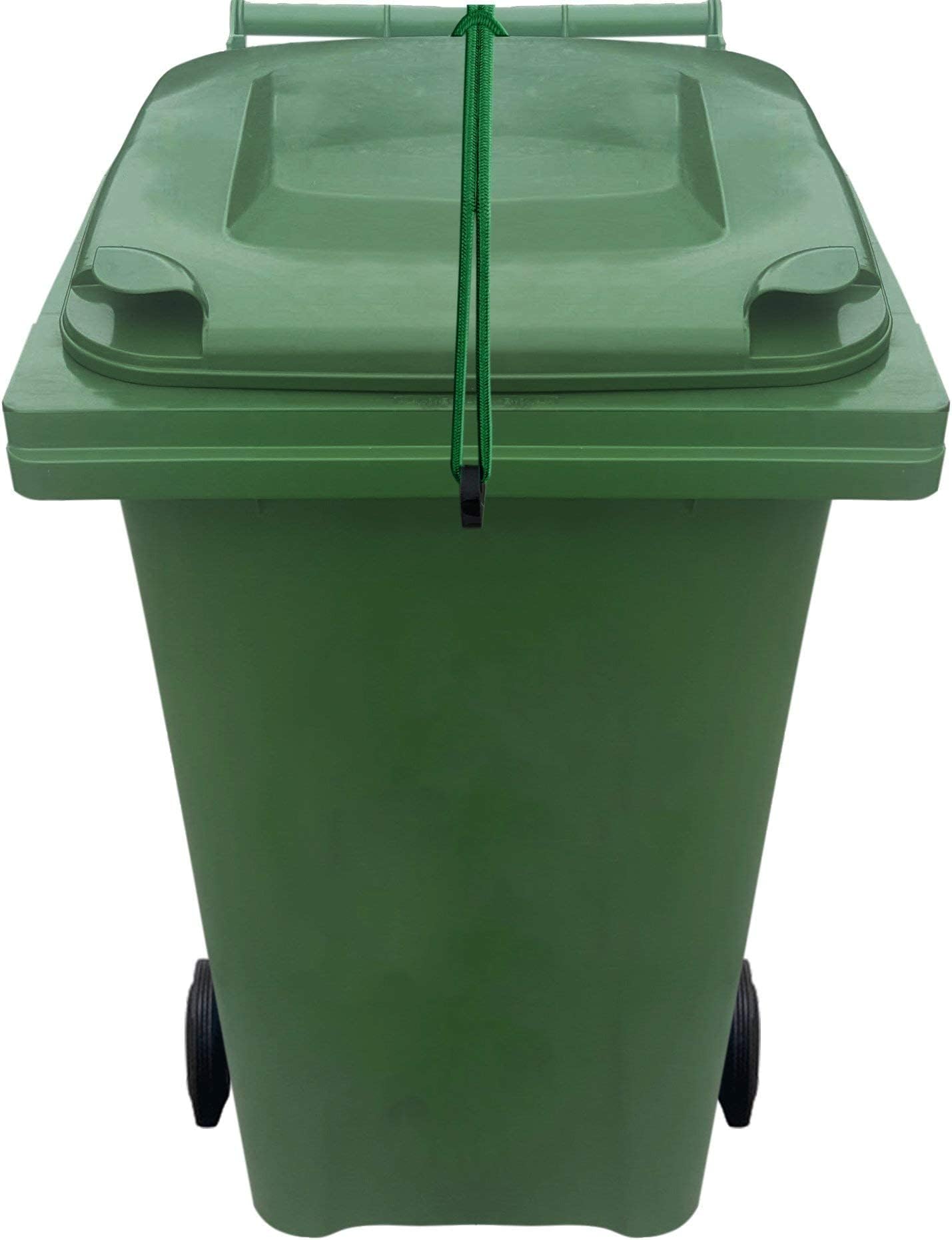 Wheelie Bin Strap Lid Lock No Drilling Secure Contents From Spilling Stop Wind or Vandals