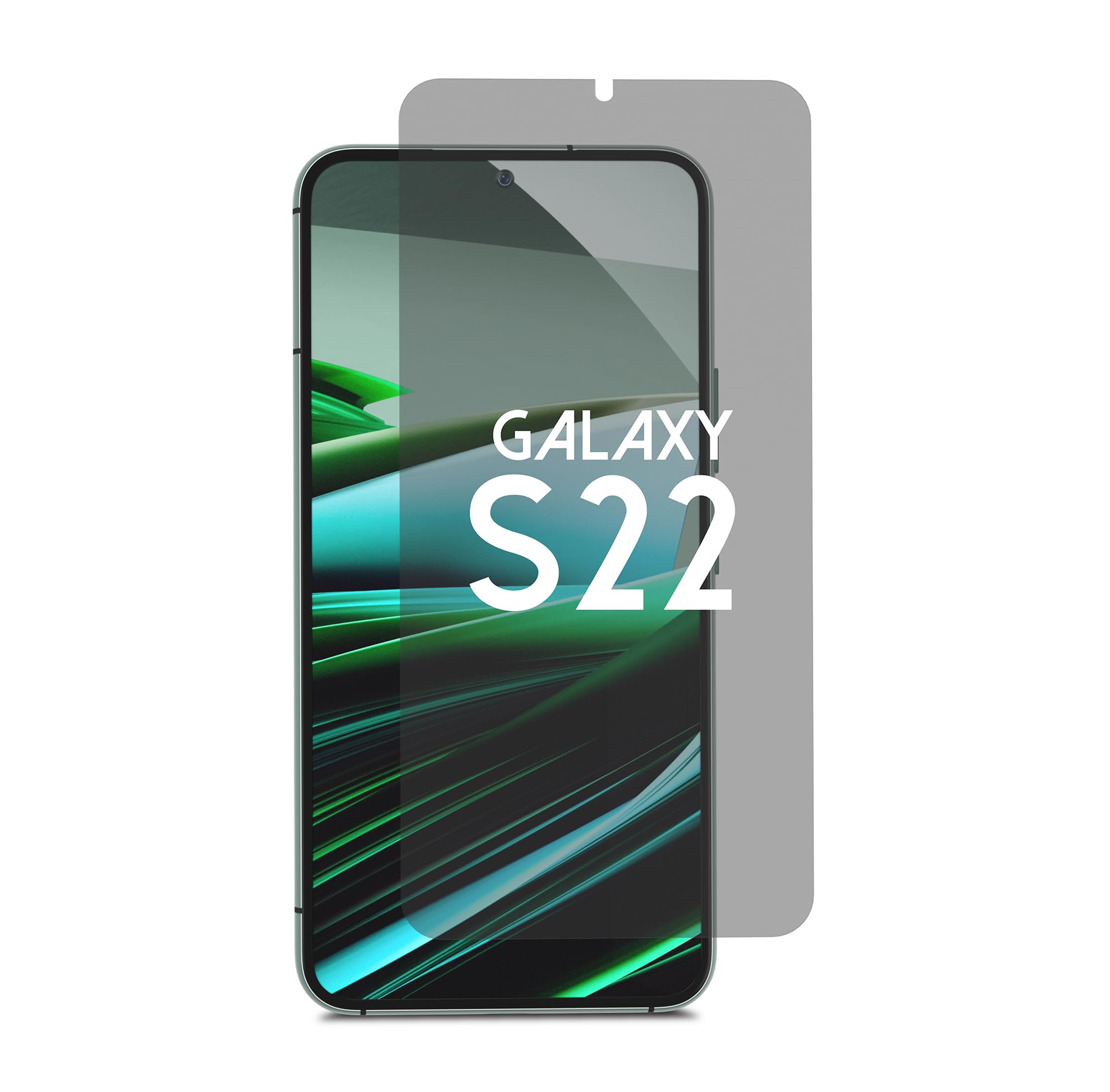 [1 Pack] Compatible for Samsung Galaxy S22 Privacy Screen Protector 6.1”,Samsung Galaxy S22 Anti-Glare Screen Protector Privacy,Support Fingerprint Unlock,Easy Installation,Scratch Resistant