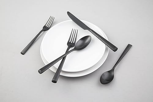 Miniatura 3 de Cambridge Silversmiths Gilda Black Satin - Juego de cubiertos de 20 piezas, servicio para 4 personas