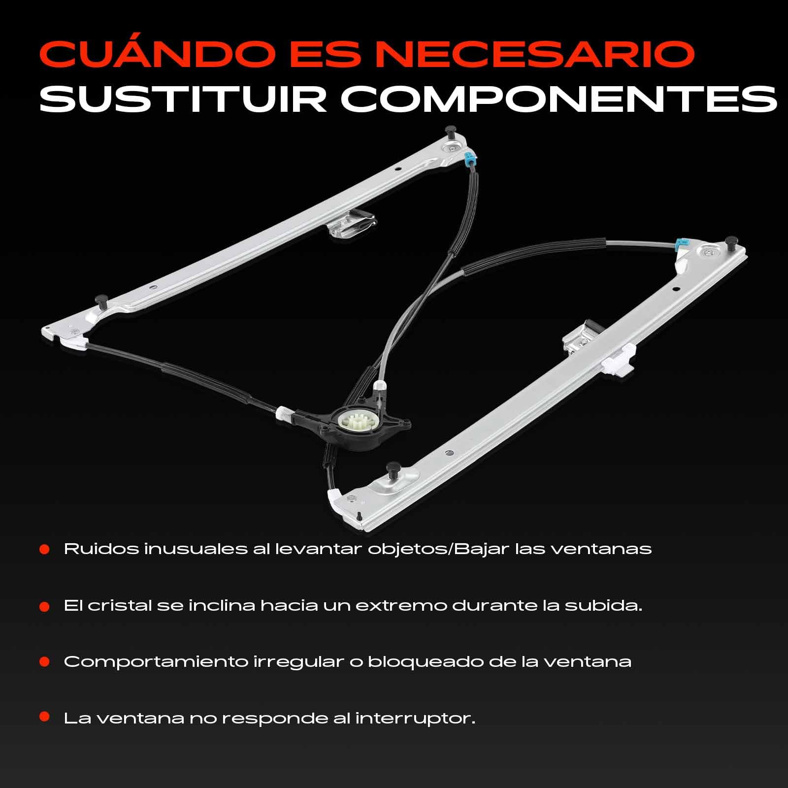 Frankberg Elevalunas delantero derecho para W639 Vito Viano Mixto 2003-2010 6397200146