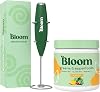Bloom Nutrition Superfood Greens Powder, Digestive Enzymes with Probiotics and Prebiotics, Gut Health, Bloating Relief, Mango  Milk Frother High Powered Hand Mixer