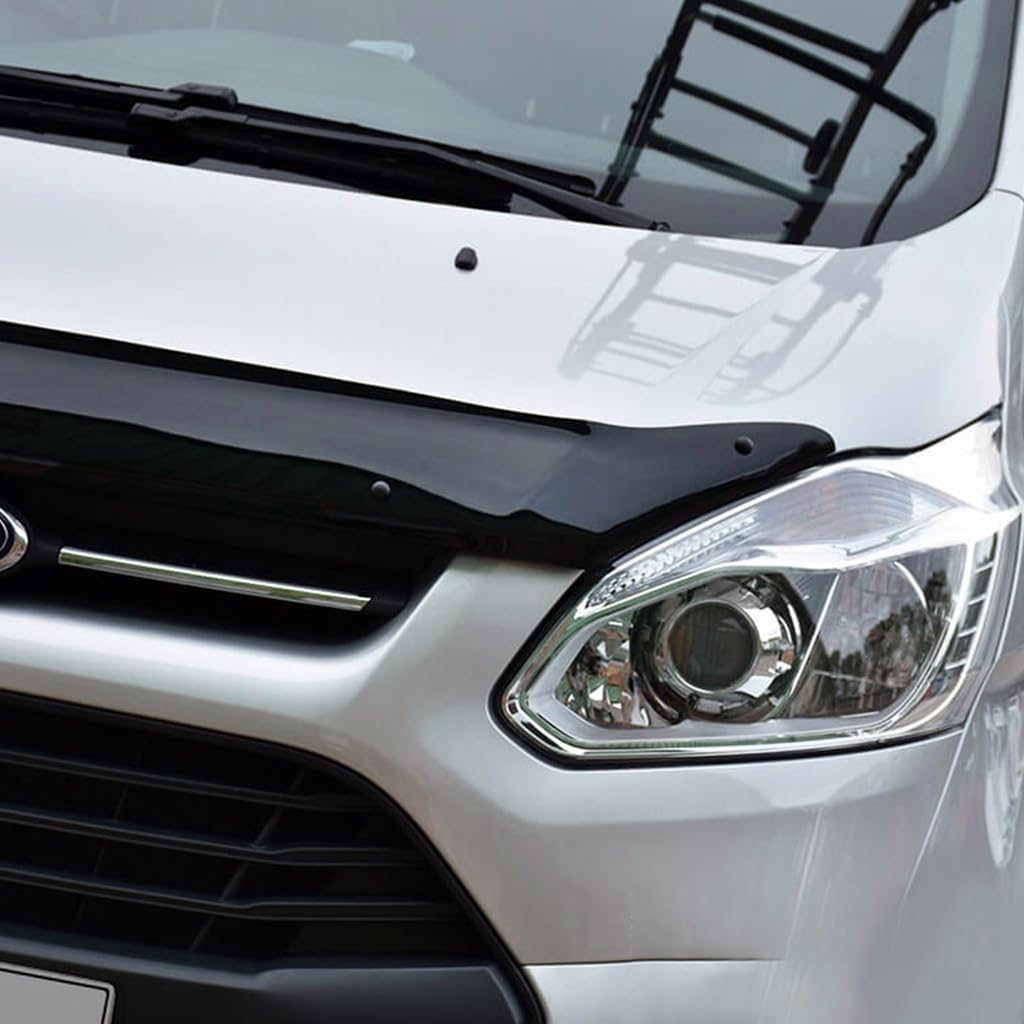 Per Ford Tourneo Custom 2012 2013 2014 2015 2016 2017 Protezione Del Cofano Anteriore Bug Shield Cappuccio Deflettore Cappuccio Pietra Scudi Piano Nero