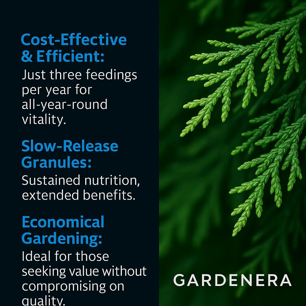 Gardenera 8-4-8 Professional Fertilizer for Azaleas, Camellias, Hydrangeas, Blueberries, Gardenias, Magnolia Trees, Evergreens and Rhododendrons - Ideal Iron-Rich Plant Food - 4 QUARTS