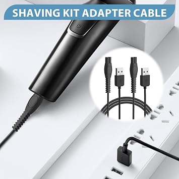 5V Charger Cable Fit for Philips One Blade 360 QP2824 QP2734 QP2724[2pcs ]