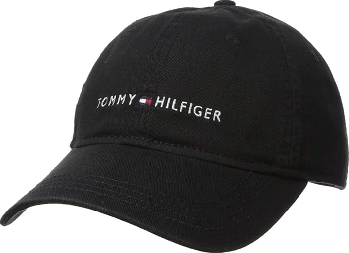 Tommy Hilfiger Men's Cotton Logo Adjustable Baseball Cap