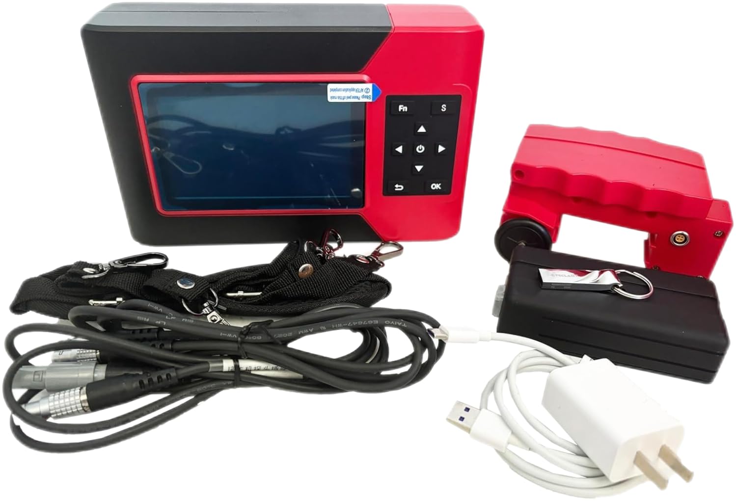 Concrete Rebar Detector NDT Concrete Rebar Scanner for The Position Determination USB Interface with Reinforcing Bar Error ±4 USB Steel Bar Grid Function Rebar Detector Ф6mm-Ф50mm