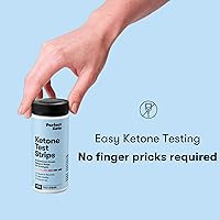 Vista 3 de Tiras reactivas de prueba Perfect Keto para cetosis y dieta cetogenica, 100 tiras.