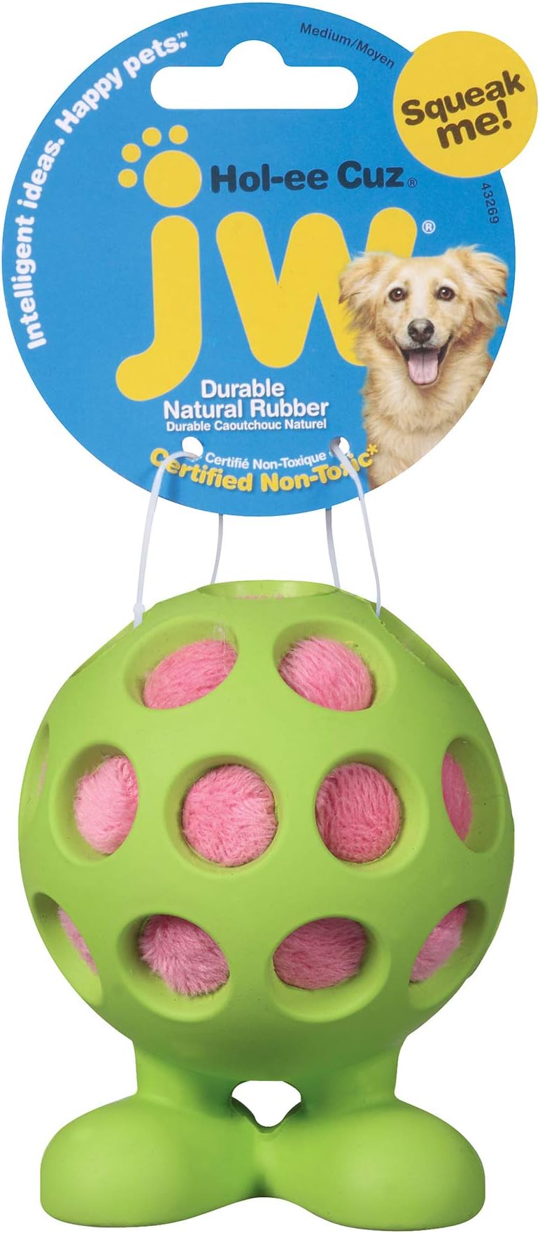 Pet Supplies JW Pet Good Cuz Rubber Dog Toy (2 Pack)