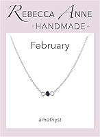 Vista 59 de Gargantilla de piedra natal – Regalo de cumpleaños, regalo para niña, mujer, amiga, hija, esposa, mamá, ella, joyas de piedras preciosas para uso