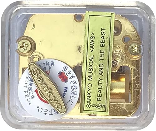 Miniatura 169 de BinkeGG Caja de música con forma de corazón hueco de madera con mecanismo musical Sankyo, melodía: Howl's M0ving Castle (Merry Go Round of Life)