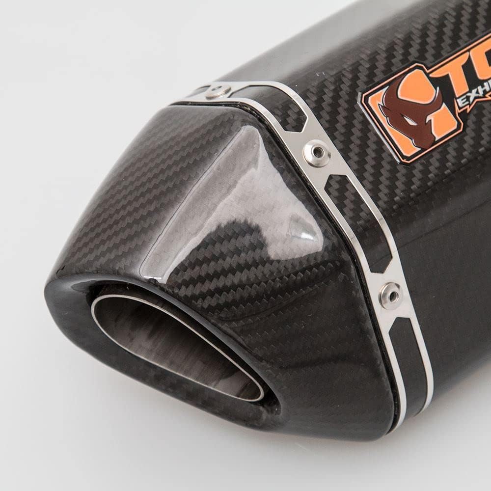 Toro Exhausts T1-HXS-0303-KAW-09 T1 Hex Motorcycle Exhaust Kit Kawasaki Z750 2004-2006, Gloss Carbon