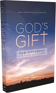 NIV, God's Gift New Testament with Psalms and Proverbs, Pocket-Sized, Paperback, Comfort Print