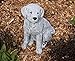 stoneandstyle Steinfigur großer Labrador Hund, Höhe ca. 36 cm, Gewicht 14,3 kg, Frost- und wetterfest bis -30°C, massiver Steinguss