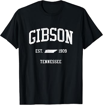 Gibson TN Vintage Athletic Sports JS01 T-Shirt