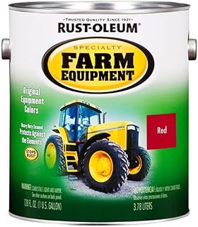 Rust-OLEUM 7466402 Gallon International Red Bright Enamel Paint