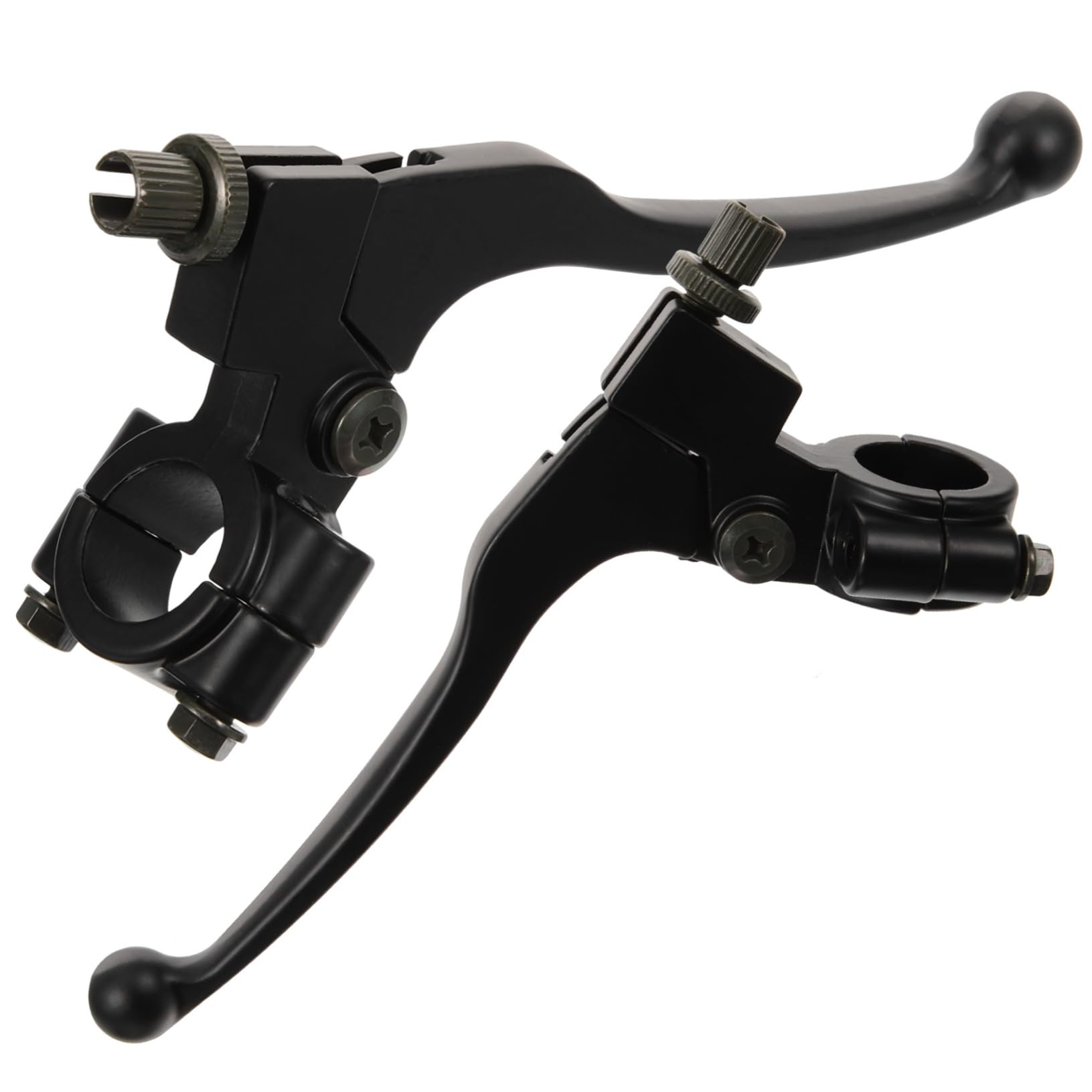 Zerodeko 5 Paare Motorradgriffhalter Griffe motorrad werkzeuge handhaben Griff Bremshebel Ersatzteile Motorradzubehör Motorradteile Universeller Griff vorne Bremshebel Plastik Schwarz