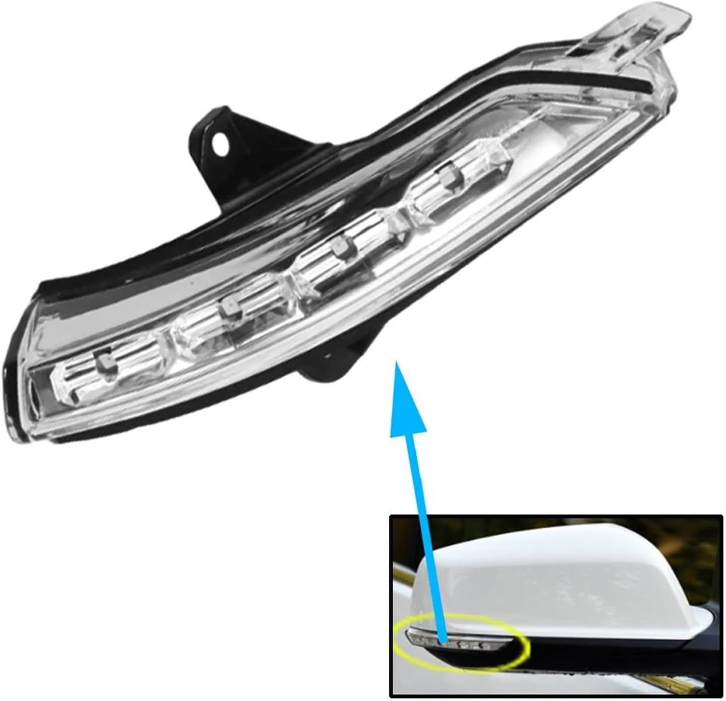 Car Mirror Turn Signal For Chevy For Malibu 2012 2013 2014 2015 2016-2018 LED Rearview Side Mirror Turn Signal Lights Indicator Flasher Blinker Lamp Indicator