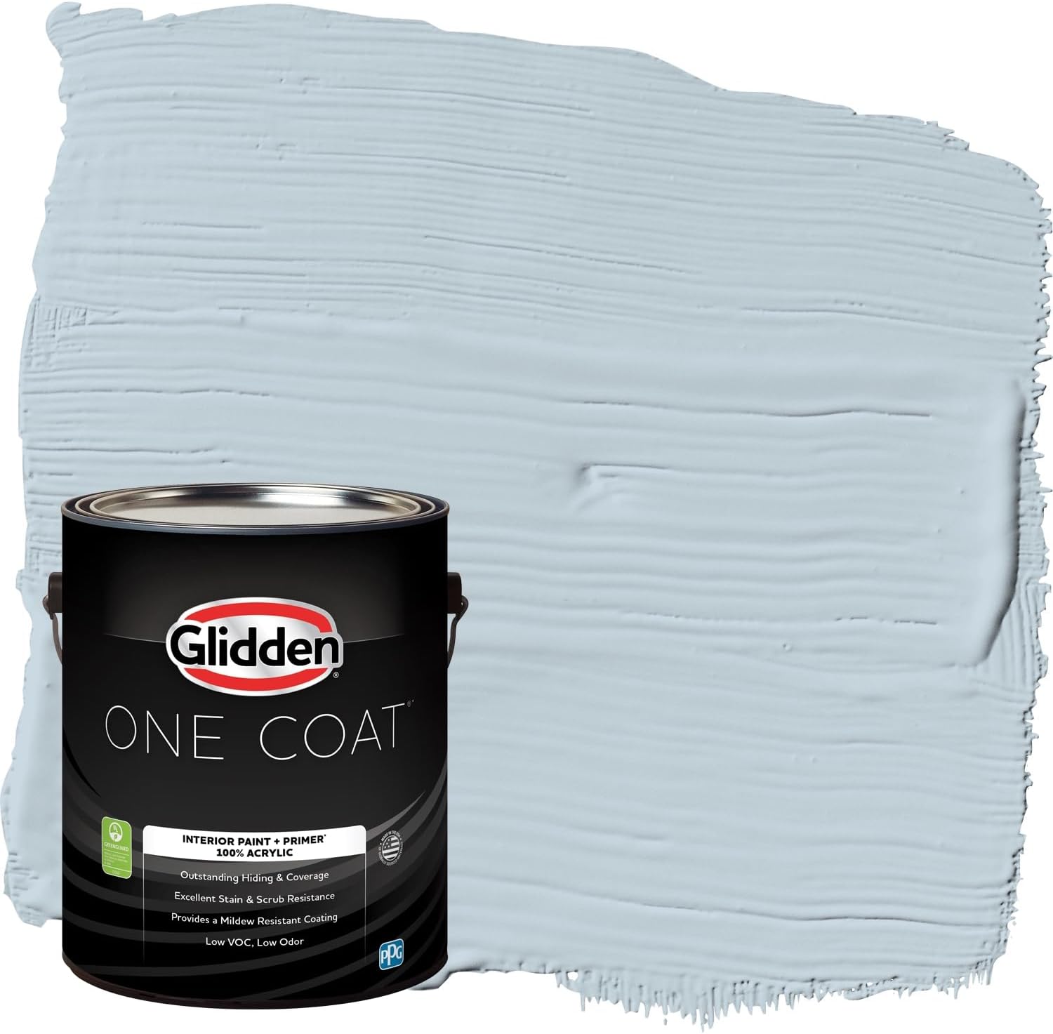 Glidden One Coat 1 gal. Keepsakes/Blue Flat Interior Paint with Primer