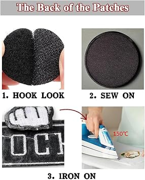 Custom Patches, Add Your Photo/Logo/Text,Personalised Name Patch with Merrowed Edge,Custom Edge Embroidered Patch,for Hats, Bags, Jackets & Uniforms,Rectangle 6.5x10cm