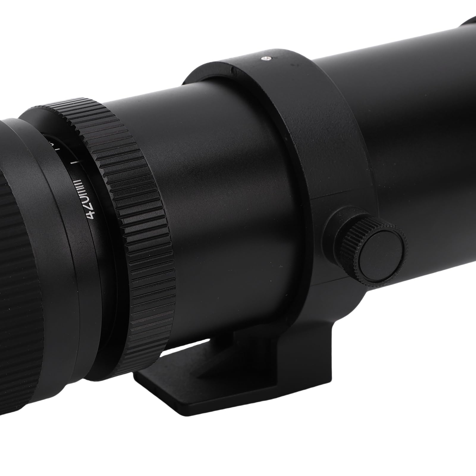 Fabater Obiektyw Zmiennoogniskowy 420–800 mm. Potężny Teleobiektyw z ręczną regulacją Ostrości do Obserwacji Ptaków i Fotografowania Dzikiej Przyrody (BLACK)