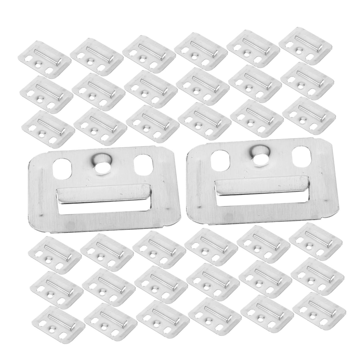Boucles de fixation murales Veemoon lot de 300 pièces inox pour quincaillerie meuble