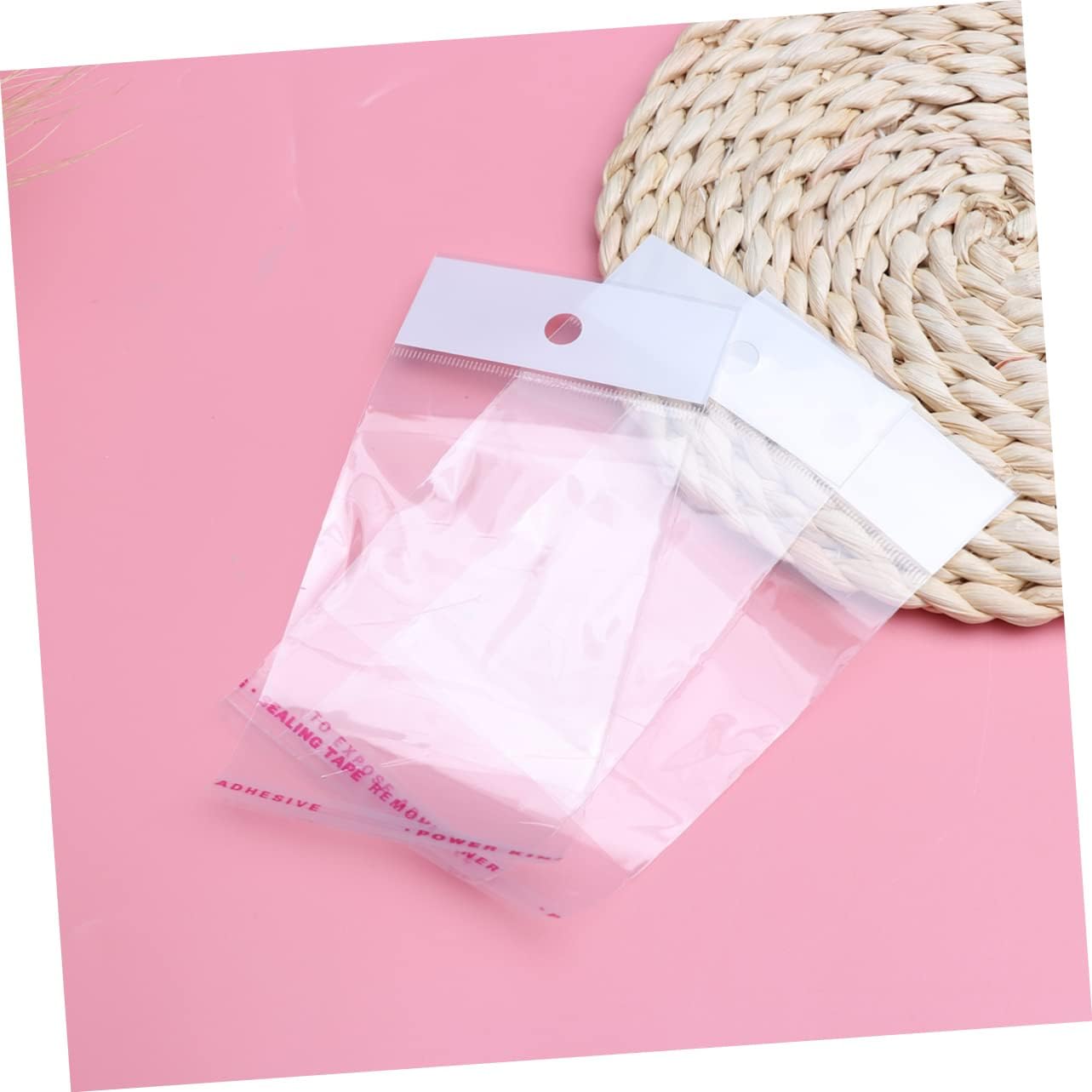 Gogogmee 400pcs Earring Display Set with Self-Seal Bags and Kraft Paper Tags for DIY Jewelry Packaging for Crafting Earrings and Studs