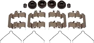 Mechanics Choice Rear Parking Brake Hardware Kit - Compatible With 2013-2017 Cadillac, Chevy ATS, CTS, Corvette 3.6L V6