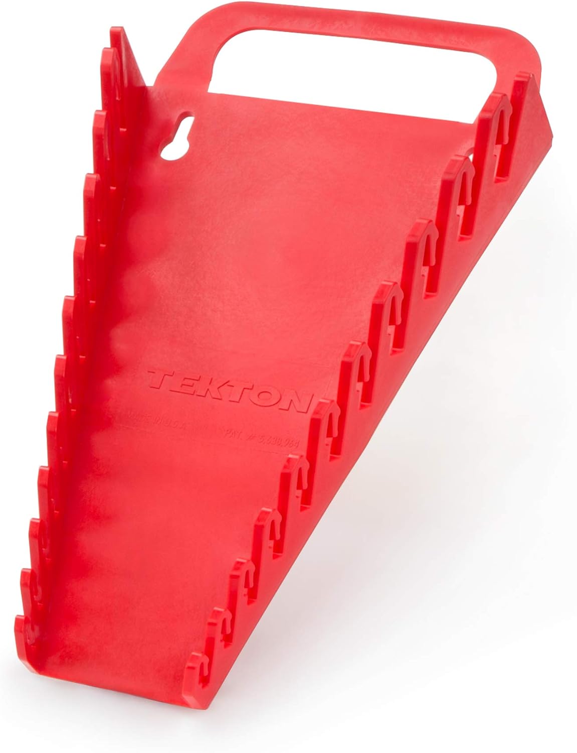 TEKTON 14-Tool Combination Wrench Holder (Red) | OWP22214 | Made in USA
