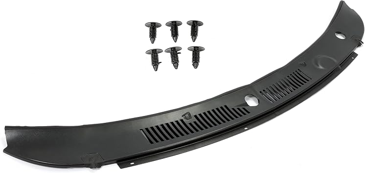 KUAFU 2Pcs Windshield Wiper Cowl Vent Grille Panel Compatible with Mustang