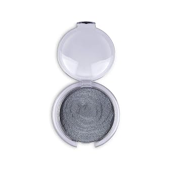 Charcoal Water Activated Edible Food Paint Pan, Refill Palette By Edible Art with 1 Fine-Line Brush - Water Based Vegan Cake Paint, Water Activated Icing Paint (5 Grams)