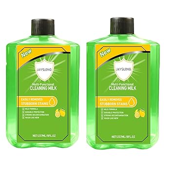 Multi-Functional Cleaning Milk | All Purpose Cleaner Liquid for Kitchen & Bathroom | Strong & Stain Remover for Stove Tops, Tiles, Glass (Pack Of 2)