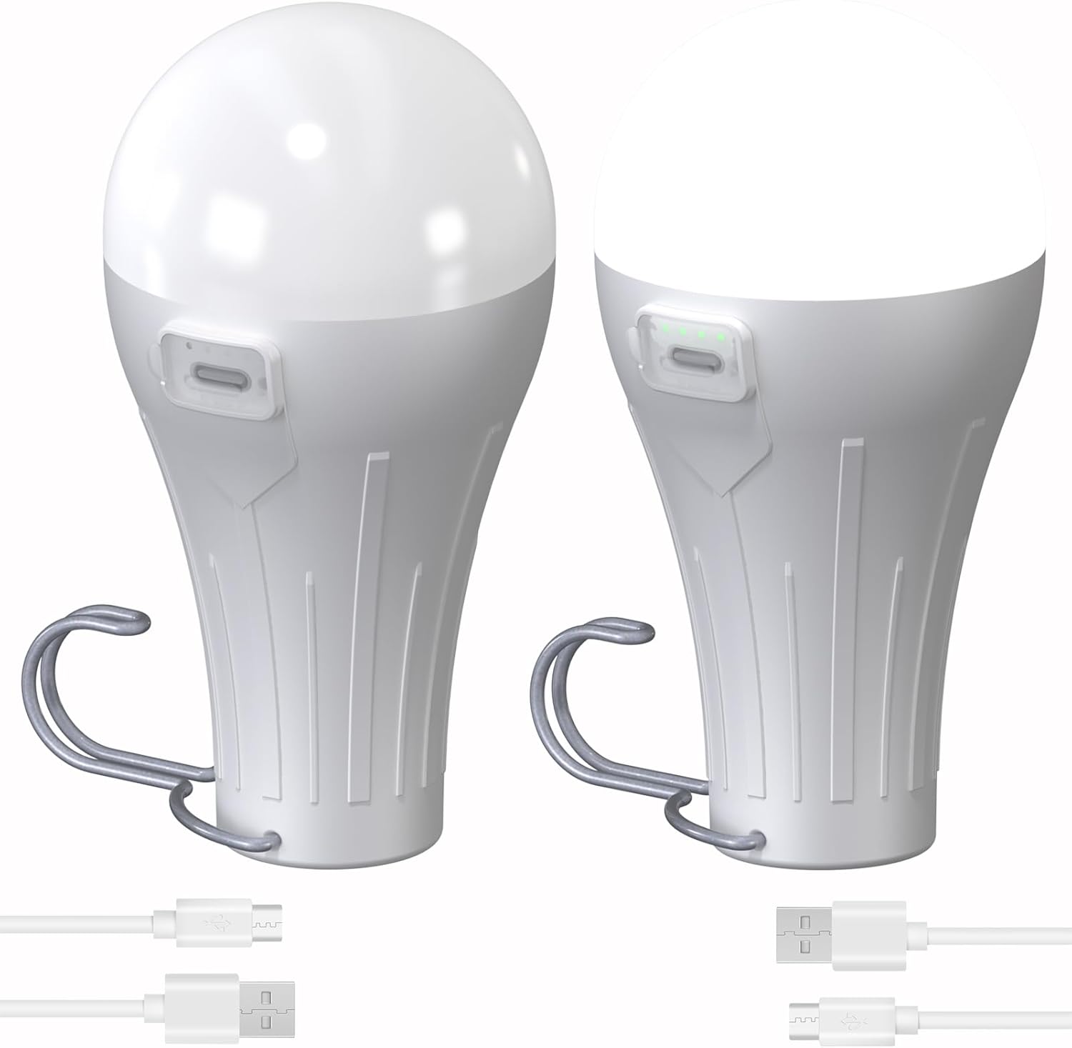 USB Rechargeable Camping Light Bulbs, Waterproof LED...