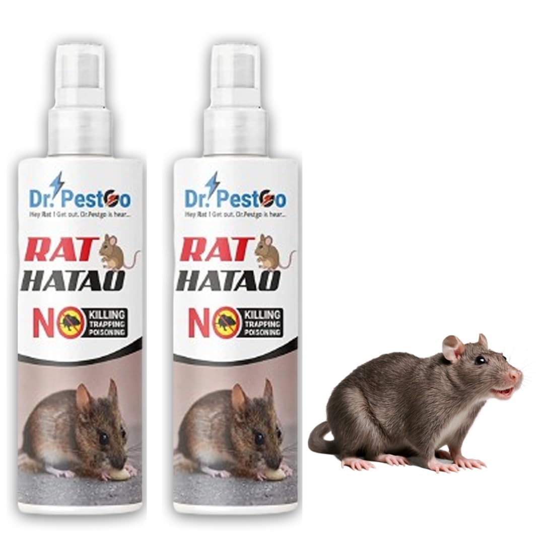 RAMILO Rat Repellent Spray For Car | Rodent Repellent To Protect Wires In Car, Bike & Truck Engine No Kill Only Repels | 60 Days Protection Rodent Control Machine (Buy 1 Get 1) (100% Strong) (B0D9W8SM3G) Amazon Price History, Amazon Price Tracker