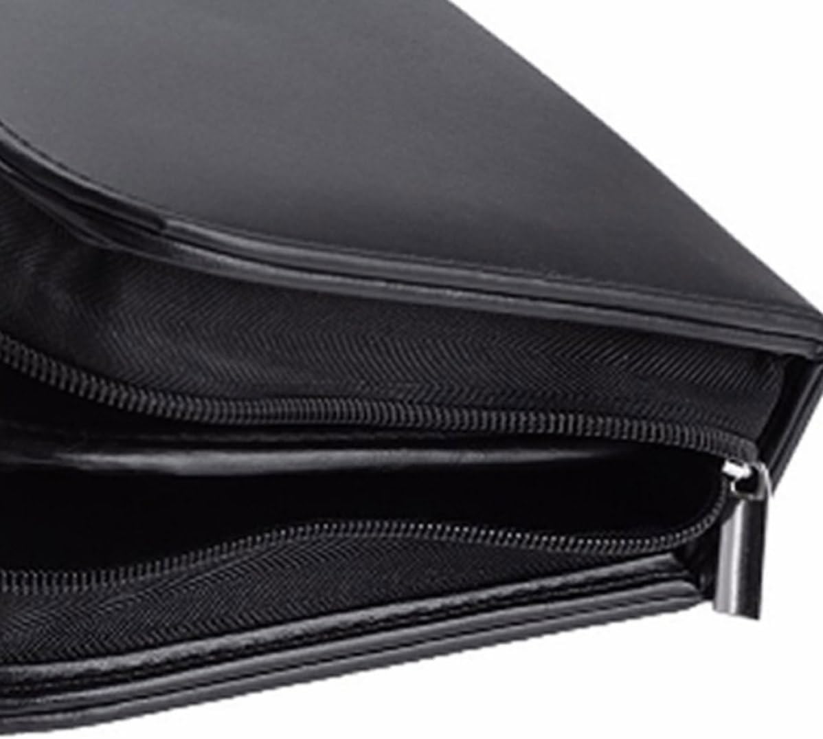Large Capacity Cosmetic Brush Bag PU Leather Zipper Storage Container image 2