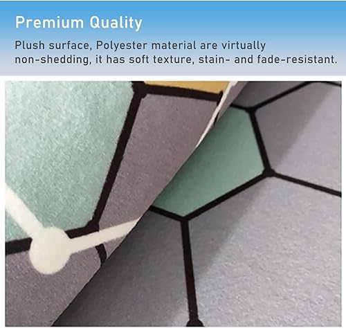 Miniatura 3 de Alfombra moderna para pasillo de balcón, alfombra interior para cocina, cuarto de bebé, lavandería, alfombra de área que no se desprende, color