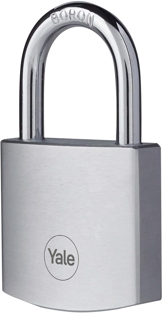 Yale Y120B/40/125/1 Serie Y120B Padlock, Chrome, 40mm