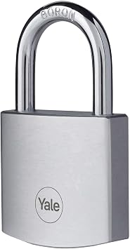 Yale Y120B/40/125/1 Serie Y120B Padlock, Chrome, 40mm