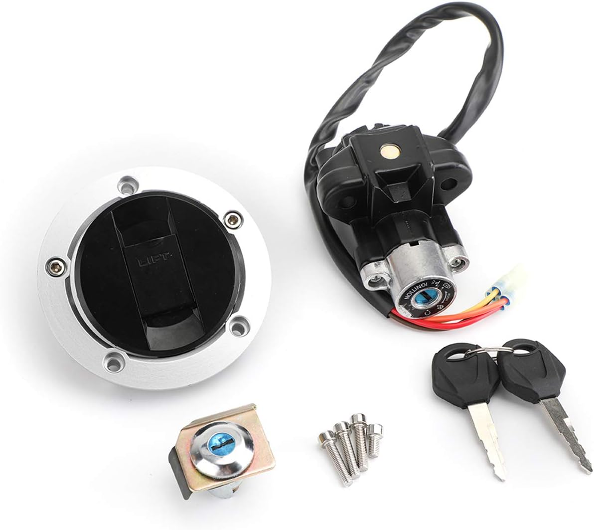 Motorcycle Ignition Switch Lock Gas Fuel Petrol Tank Cap Cover Seat Lock Key For Honda CRF250L CRF250LA CRF250 L LA CRF 250 - Foto 13